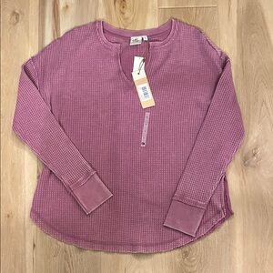 White Crow Women's Long Sleeve Purple Tee